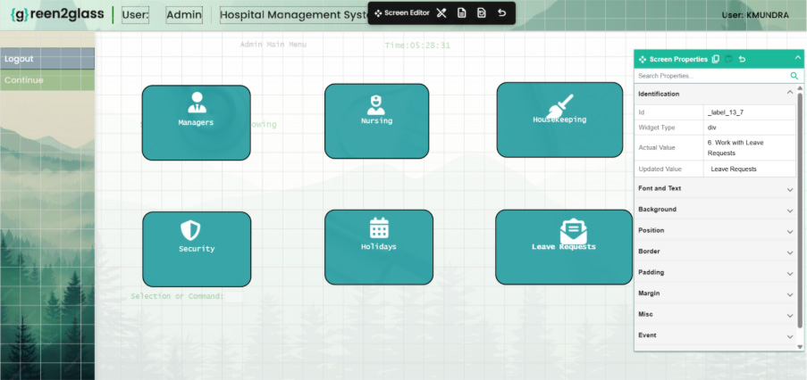 Personalized UI sample