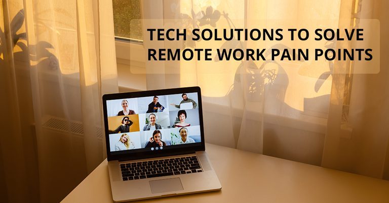 Remote worker in the workplace