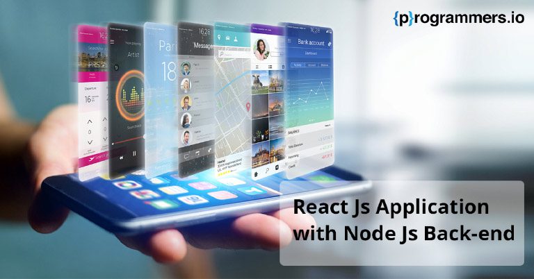 nodejs development for react application