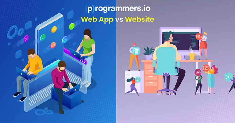 Web application vs website