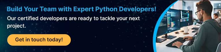 Build Your Team with Expert Python Developers!