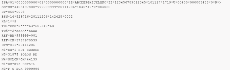 Asn Label Example Advance Shipment Notice (ASN/EDI 856): Key to Supply Chain Efficiency