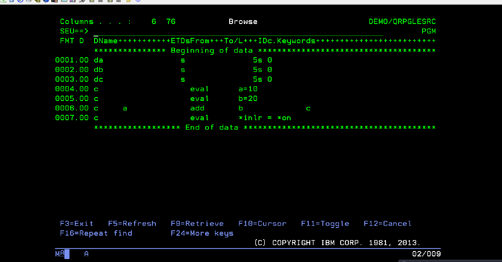 ibm-see-recent-changes