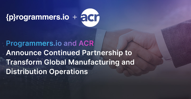 Programmers.io and ACR Announce Continued Partnership