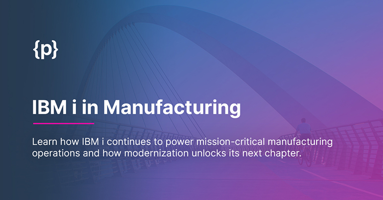 Manufacturing IBM i